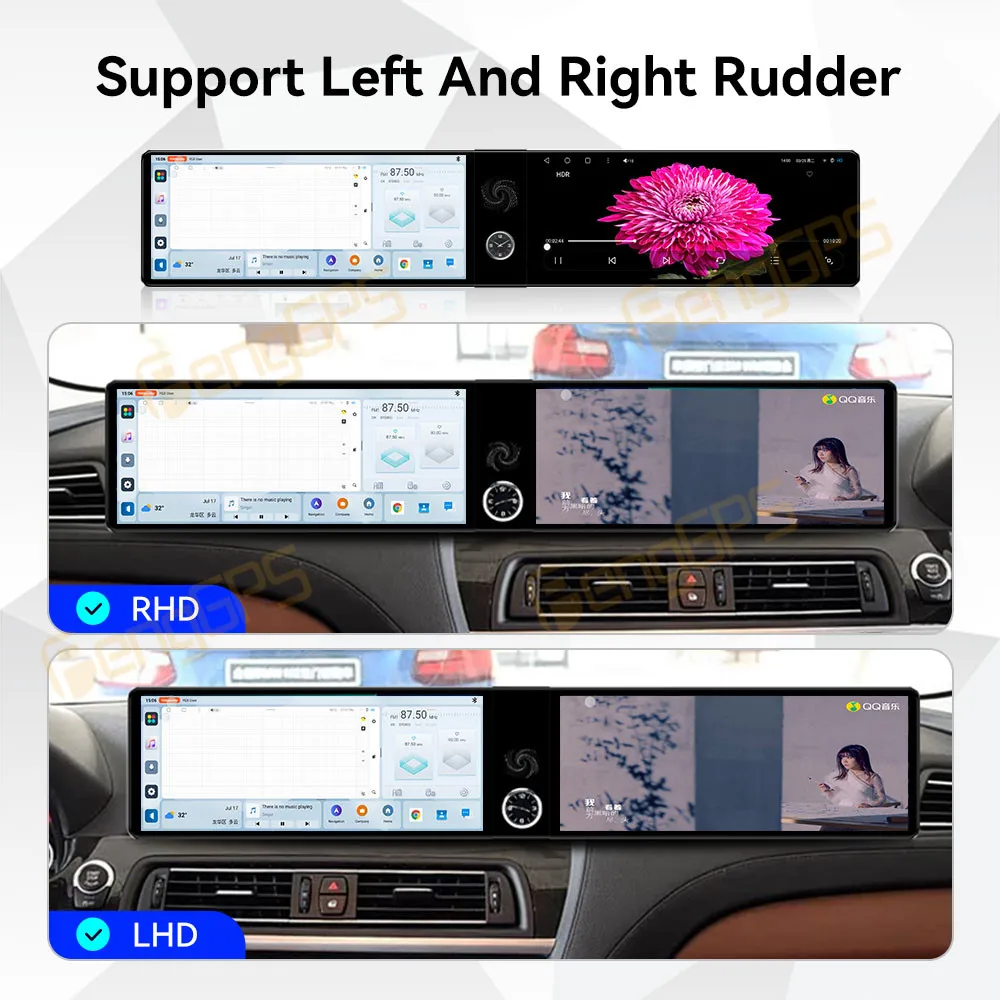 8+256GB Wireless CarPlay Dual 12.3
