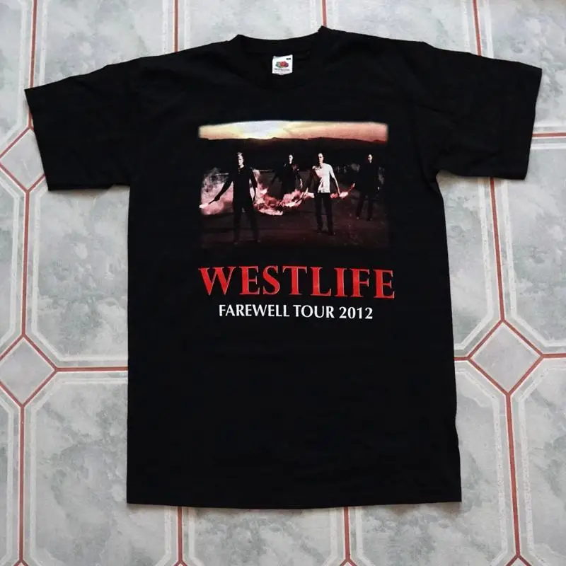 t shirt Westlife Farewell Tour 2012 size S unisex