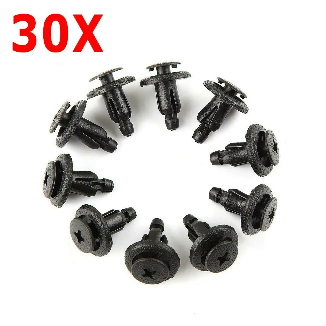 20pcs Universal Car Bumper Fender Hole Plastic Rivets Fasteners Screw Car Fastener Clips For Honda 90683-GR1-003 90683-MBW-00 NE