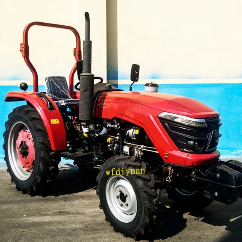 Tractor pequeño para agricultura, maquinaria agrícola, 60hp, 4wd, 4x4, hecho en China