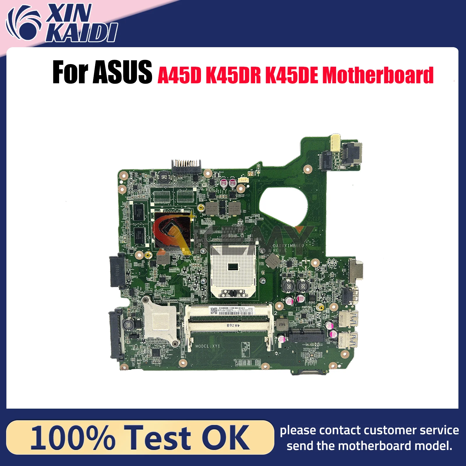 

Материнская плата для ноутбука K45DR для ASUS K45DE K45DR A45D K45D, материнская плата для ноутбука Цей товар в наличии, 100% тестирование, ОК, быстрая доставка