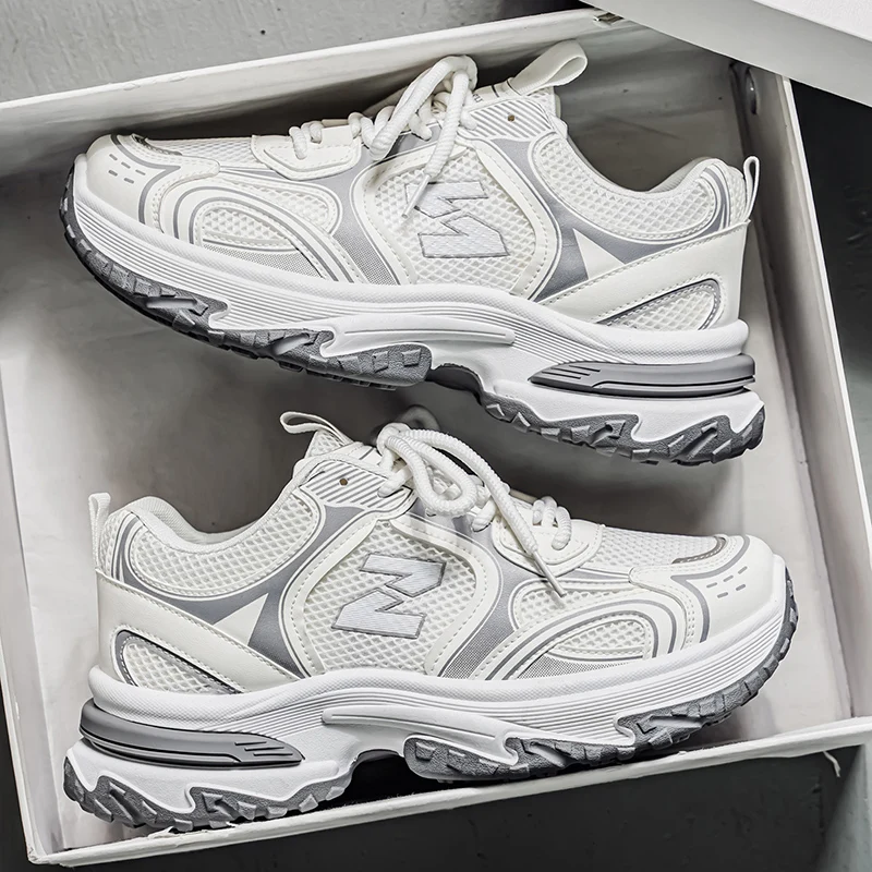 Men's Shoes Fashion Outdoor Casual Shoe Lace Up Platform Sneakers Comfort Running Shoes for Men Training Shoes Tenis Masculino view 4
