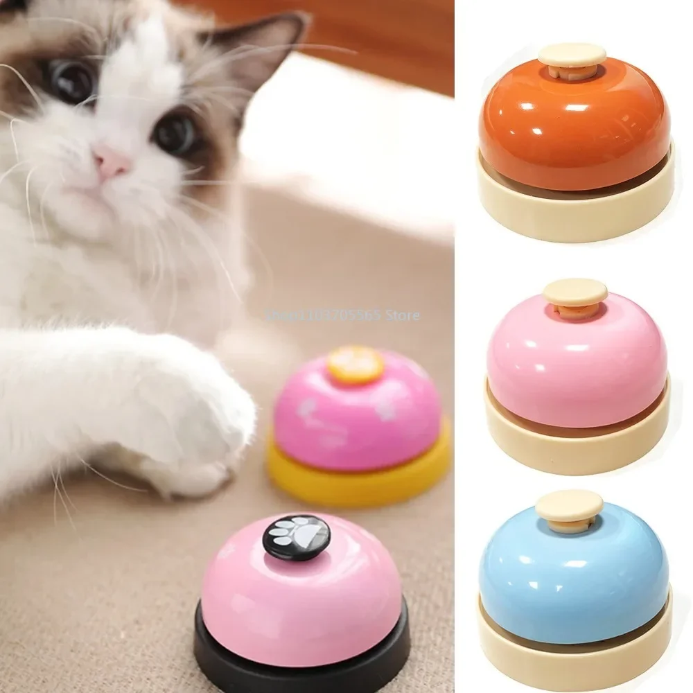 Dog Training Bells Cat Meal Bell Puppy Feeding Call Bell Child Hand Ability Training Interactive Dogs Toy Pet Training Button