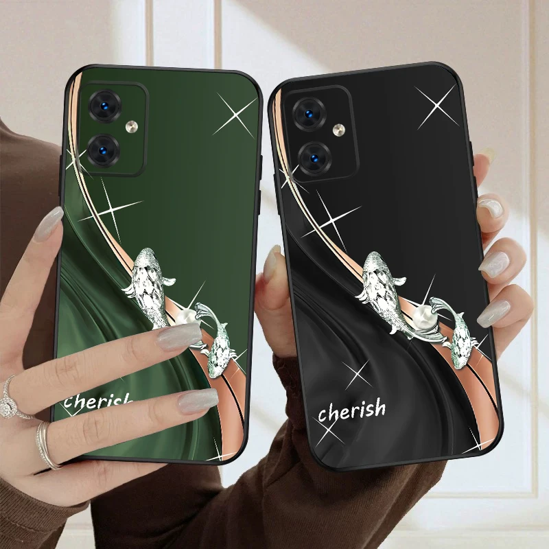 Рисунок 6 - Милые серебряные рыбы для Motorola