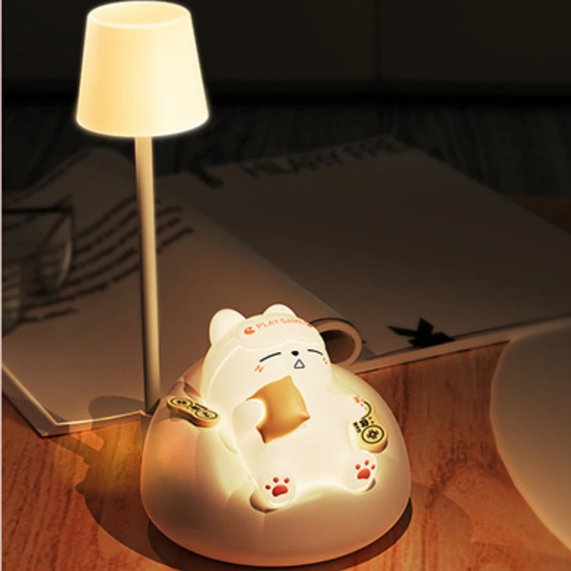 어린이 침실 침대 램프를 위한 만화 야간 조명 창조적 선물