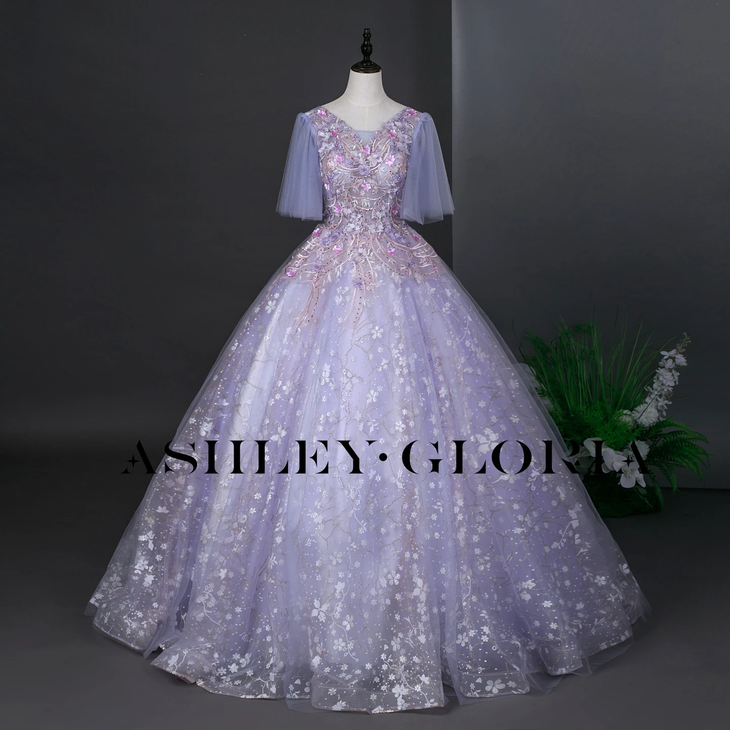Ashley Gloria Sweet 15 Quinceanera Dresses Ball Gown Classic Party Dress Formal Prom Dress Customized 15 Year Old Dress 2026