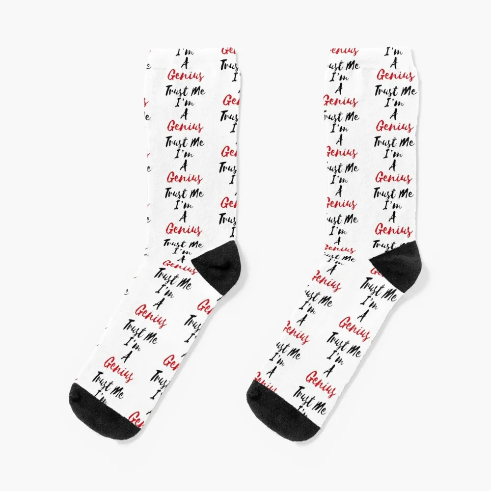 Trust Me, I'm A Genius Socks FASHION football Men's Socks Luxury Women's