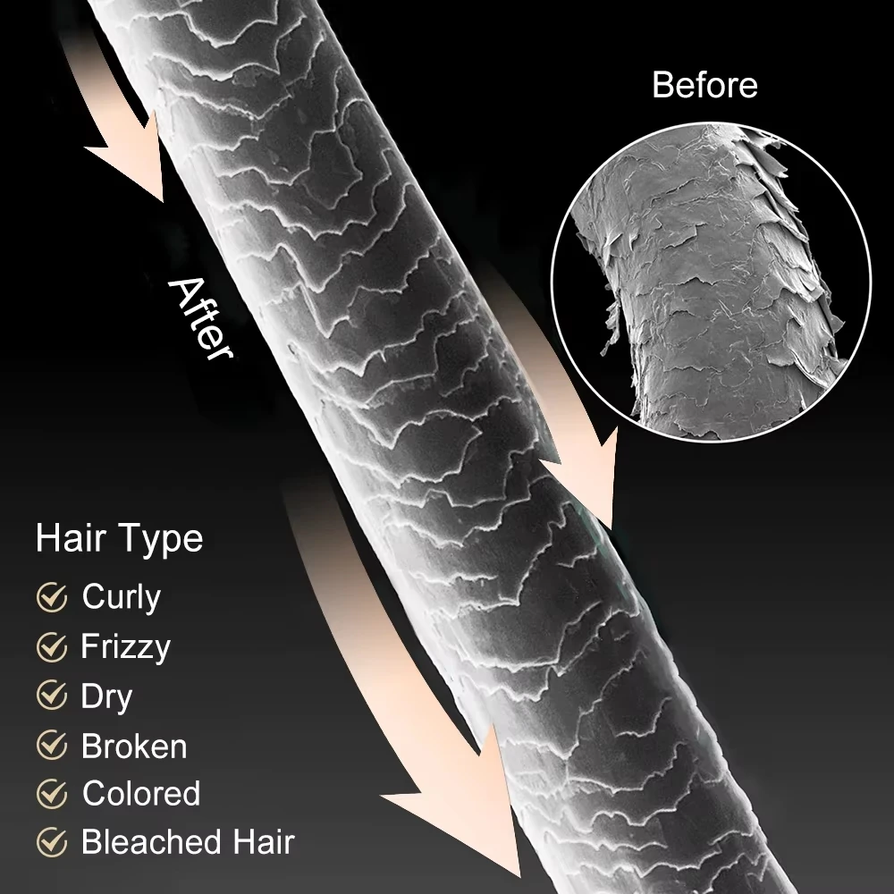 PURC 5 secondi maschera per capelli magica olio di argan nutriente levigante riparazione maschere crespi danneggiate cura dei capelli