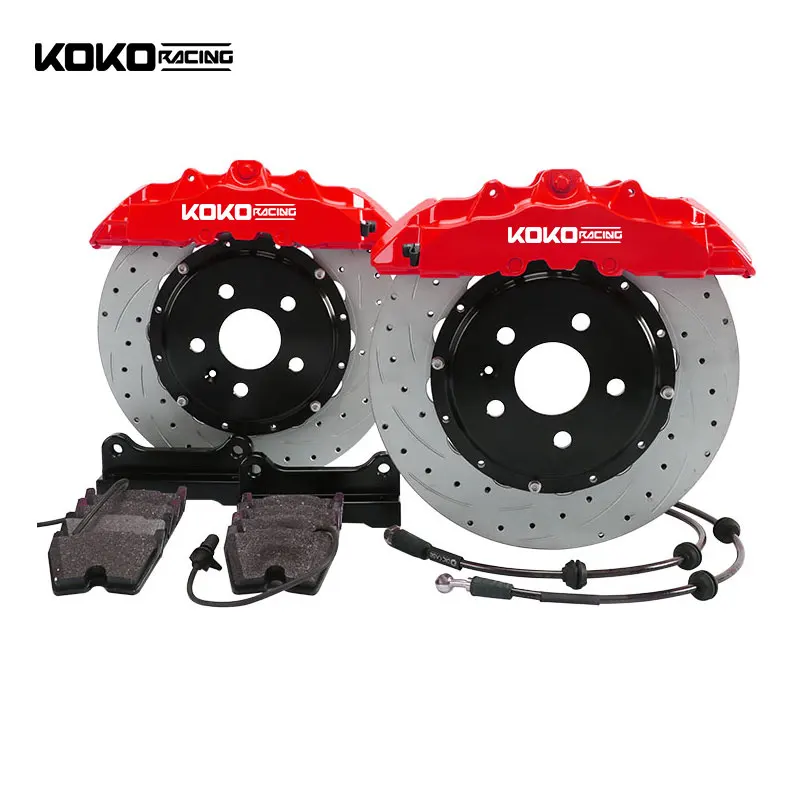 High Performance 8 Piston Big Brake Caliper with Drilled and Sollted Disc Rotor Kits for BMW F82 F30 M4