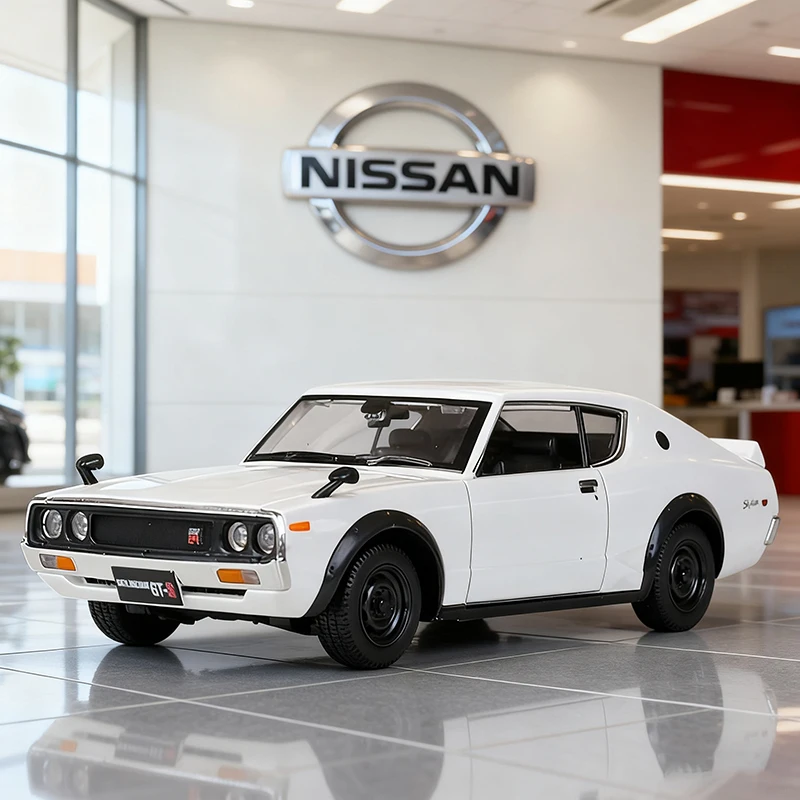

Maisto 1:24 NISSAN Skyline 2000 GTR 1973, легкосплавный автомобиль, литье под давлением и игрушечный транспорт, модель автомобиля, миниатюрная масштабная модель автомобиля для детей