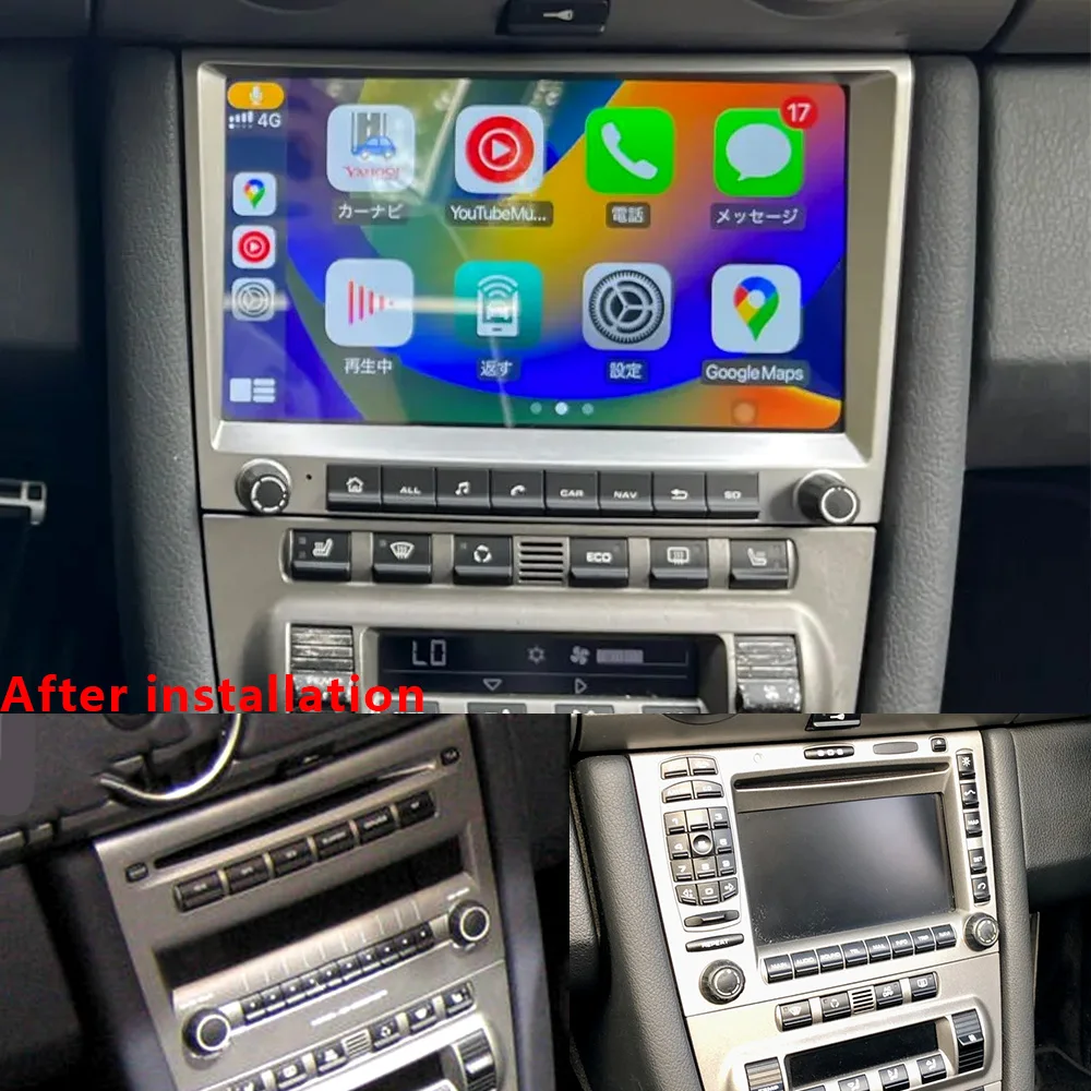 

CHSTEK Car Radio For Porsche Cayman 911 987 Boxster 997 Carplay Auto Android 13 Multimedia Player WIFI Navigation 4G Bluetooth