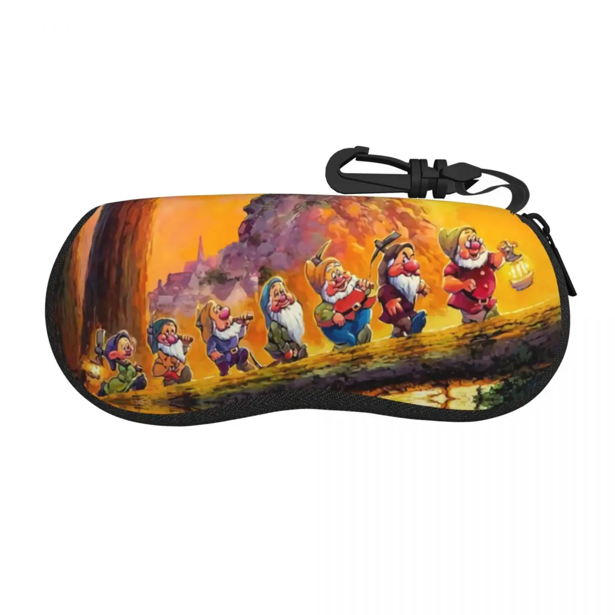 Custom Snow White And The Seven Dwarfs Shell Eyeglasses Case Men Women Cute Glasses Case Sunglasses Box Pouch