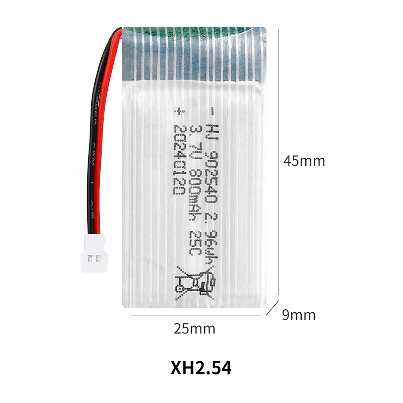 3.7V 800mAh 25C 902540 Lipo Battery For Syma X5 X5C X5S X5SC X5HW X5HC X5SW M68 X300 X400 X500 X800 HJ819 Lithium Battery