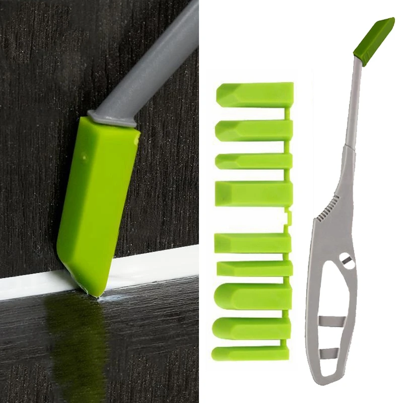 Glass Glue Angle Scraper Caulk Tool Multi-angle Sealant Scraper Spatula Remove Scraper Grout Kit Bathroom Kitchen Tile Floor Gap