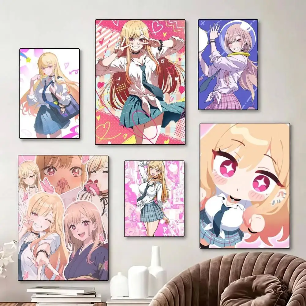 

My Dress Up Darling Marin Kitagawa Poster Perfect Space Sticker Self Adhesive for Office Home Theater Wall Art Decor Fancy Gift