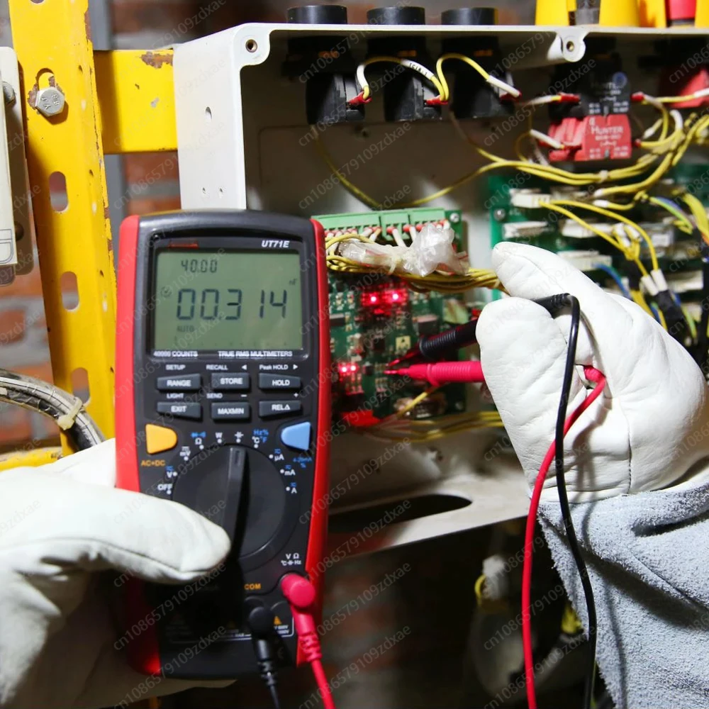 Умный мультиметр UT71E, интеллектуальный True RMS, цифровой вольт-ампер, измеритель емкости, термометр, USB-интерфейс, программное обеспечение для ПК