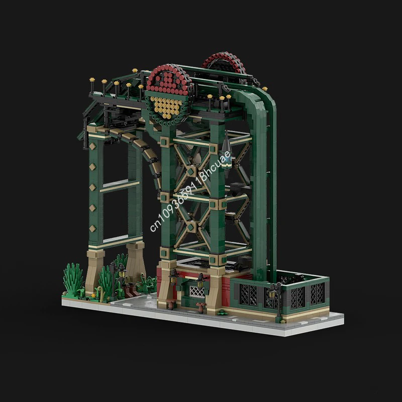 

2952 шт. MOC Baron 1898 вал башни строительные блоки Рождественский подарок забавные и образовательные DIY идеально подходят для молодых учащихся