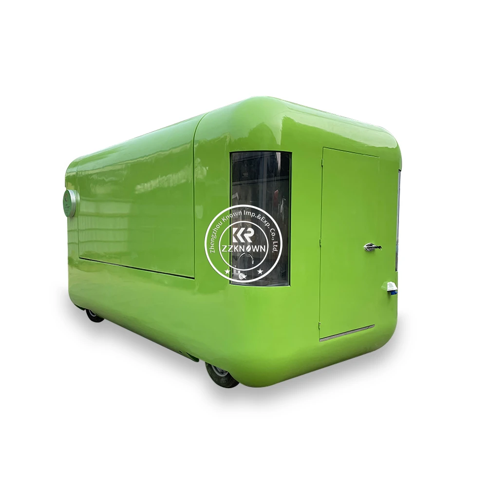 Concessão personalizada do carrinho de venda de café do quiosque móvel do gelado com reboque do café do ponto com cozinha completa