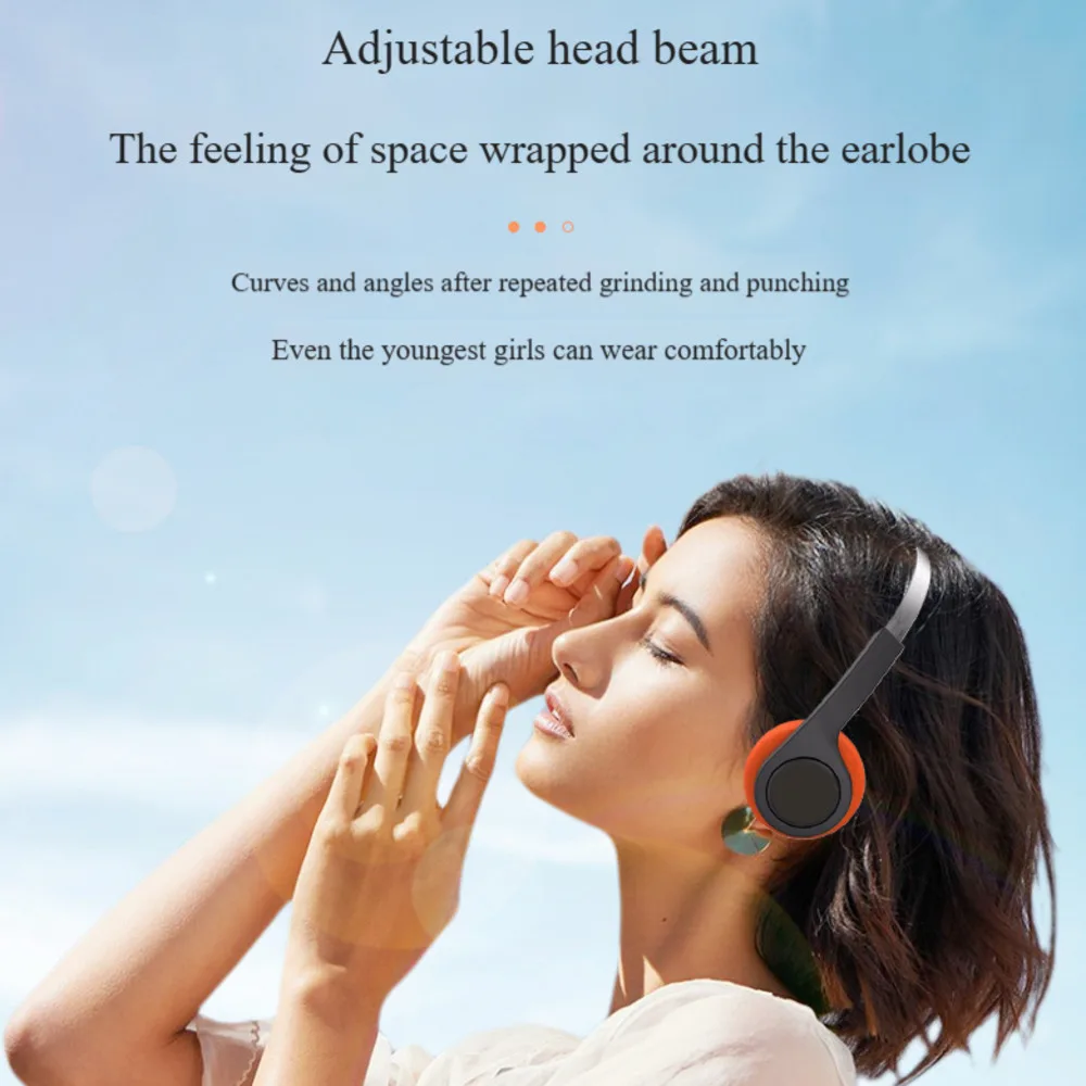 سماعات بلوتوث لاسلكية كلاسيكية ريترو هاي فاي سماعة موسيقى ستيريو مع مساحة ميكروفون ملفوفة لملابس الرأس الصغيرة للفتيات