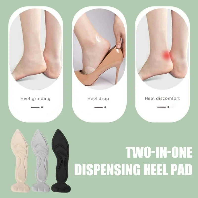 Cuttable High Heel Insoles Anti Slip Shoes Liners Memory Foam Foot Care Cushion Orthopedic Shoe Pads Relieve Pain Feet Accessory