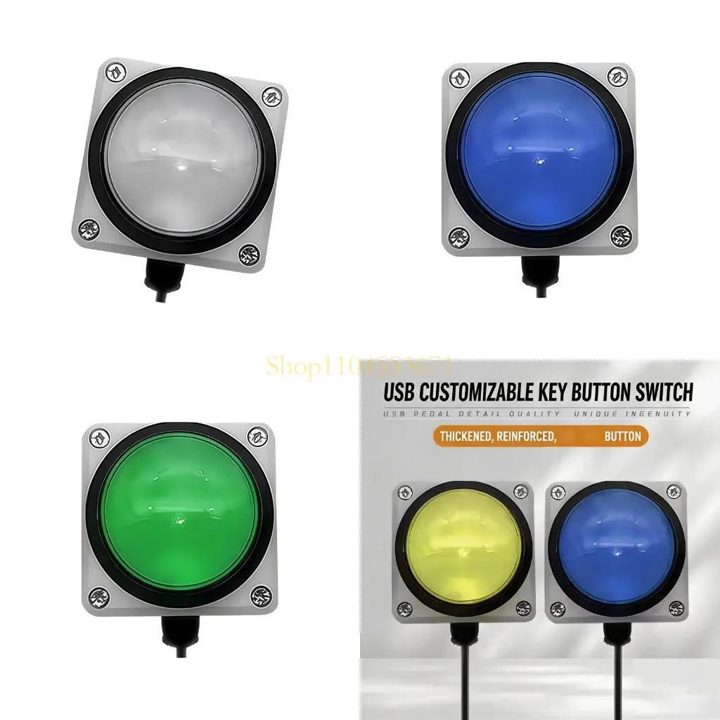 Best Seller 62Mm USB Push Button Switches Waterproof For Medicals Imaging Gaming Answer Buzzers