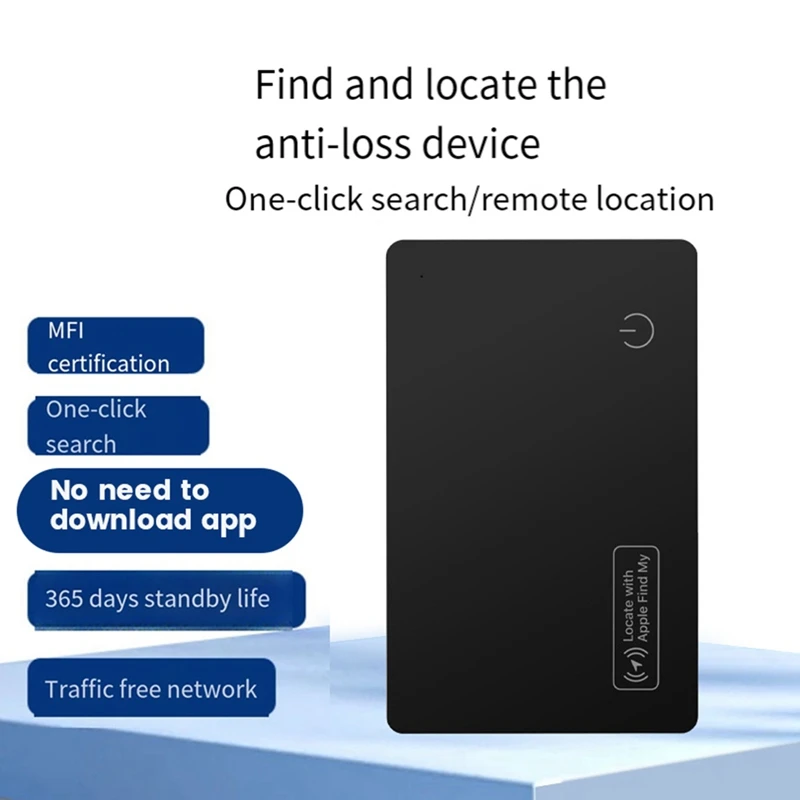 Icard Global Locator Slim Card Loss Prevention Itag Multi-Function Convenient Pet Tracking God Airtag GPS Locator