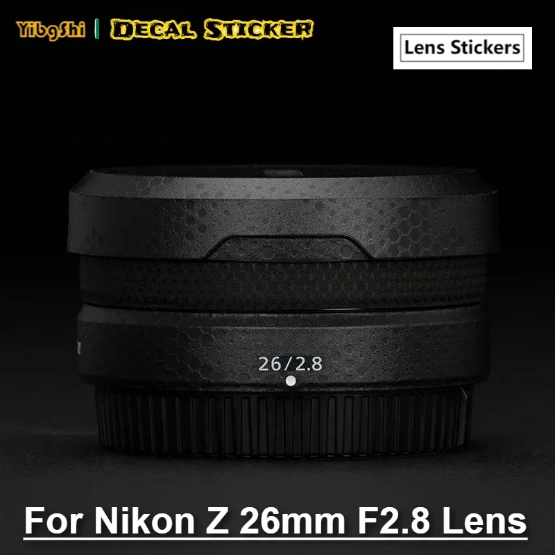 

Для Nikon Z 26 мм F2.8 наклейка на объектив камеры, виниловая пленка, защитное покрытие для NIKKOR Z26 Z26mm 26/2.8 26 F/2.8 2.8