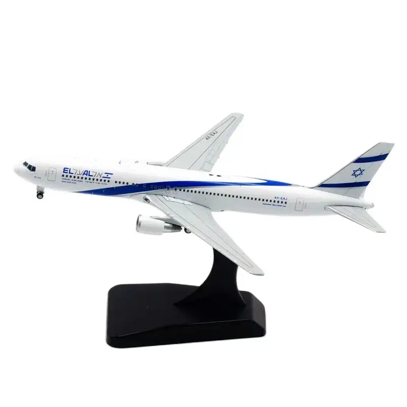 

Diecast Israel Airlines B767-300ER Civil Aviation Alloy&Plastic Model 1:400 Scale Diecast Toy Gift Collection Simulation Display