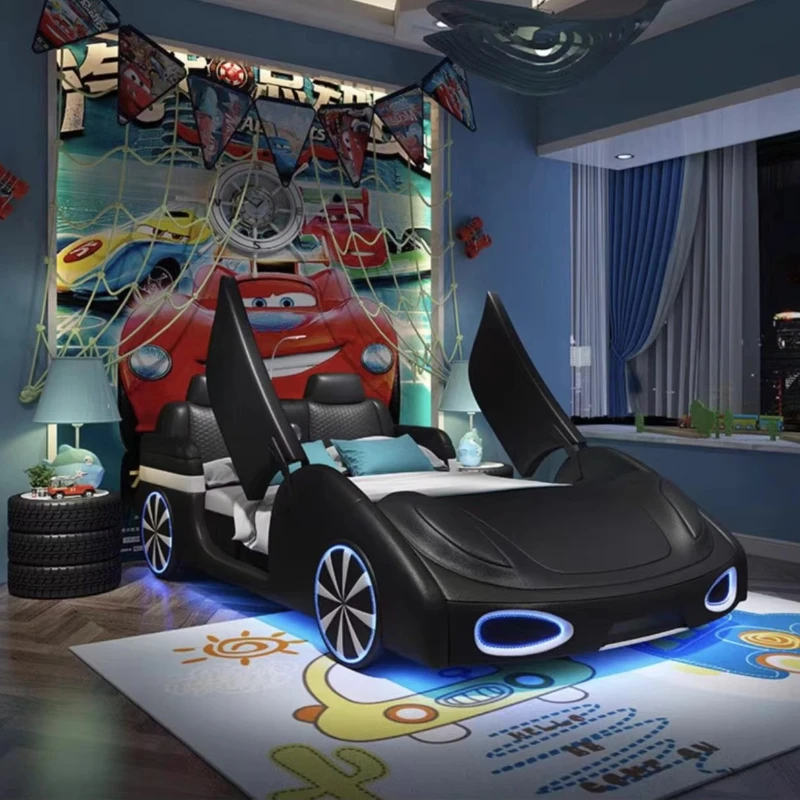 New Children's Car Bed Multi-Size Optional Cost-Effective Boys and Girls Bed
