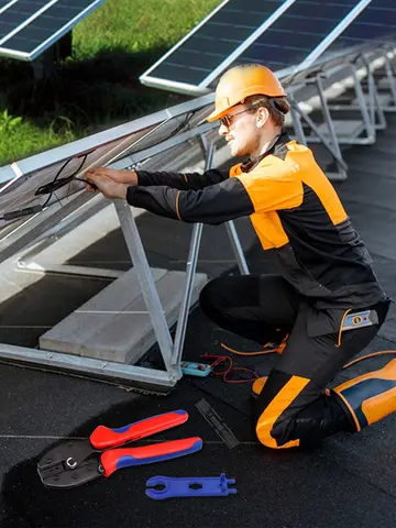 Solar PV Cable Crimping Tool LY-2546B Kit for 2.5/4/6mm² with Stripper YE-1R, Solar Spanner and Solar Connectors Sets