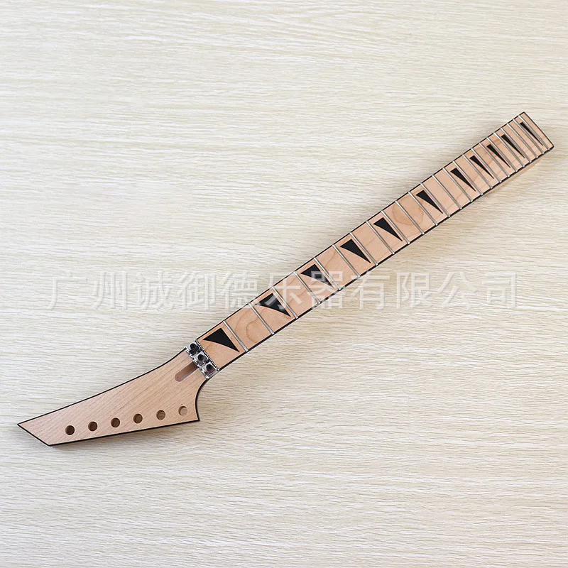 Sickle head 24 frets bound matte 5.7cm wide electric guitar neck DIY professional modified guitar handle