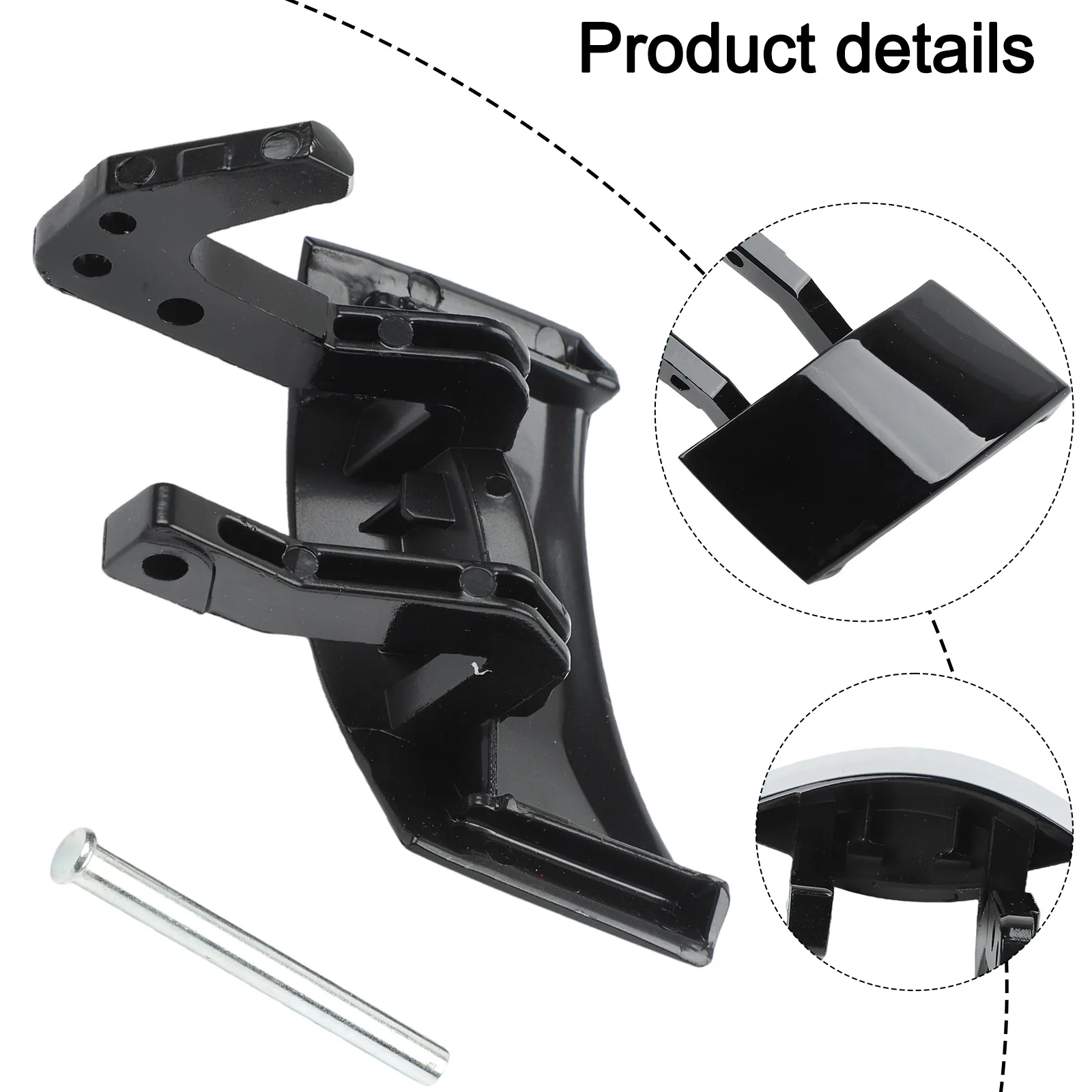 For Honda For CR-Z 2011-2015 Door Handle Replacement Kit for Left or Right Side Metal Construction Direct Fit OEM Spec