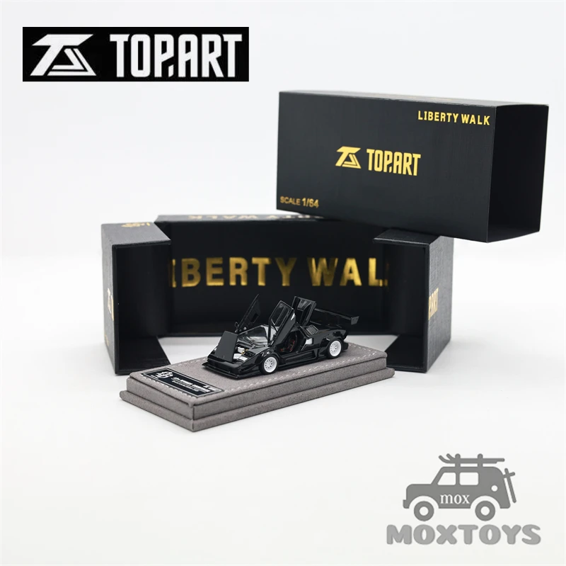 

Top.Art 1:64 LBWK Countach LiberyWalk MDX Pearl Black Malaysian Edition Diecast Collector's Vehicle Model Car