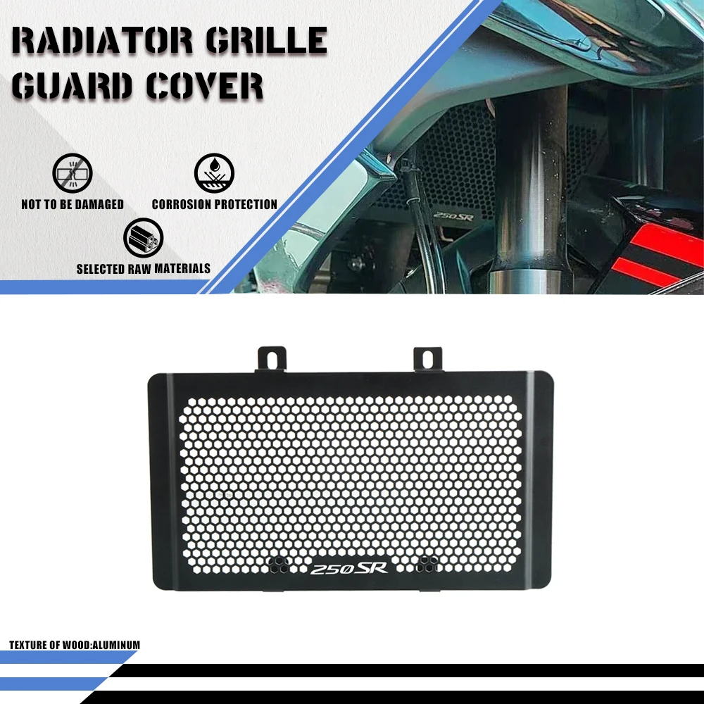 For CFMOTO 250SR 250sr 2020-2021 Radiator Grille Guard Cover Protector Aluminum 250 SR 2020 2021 Motorcycle Accessories