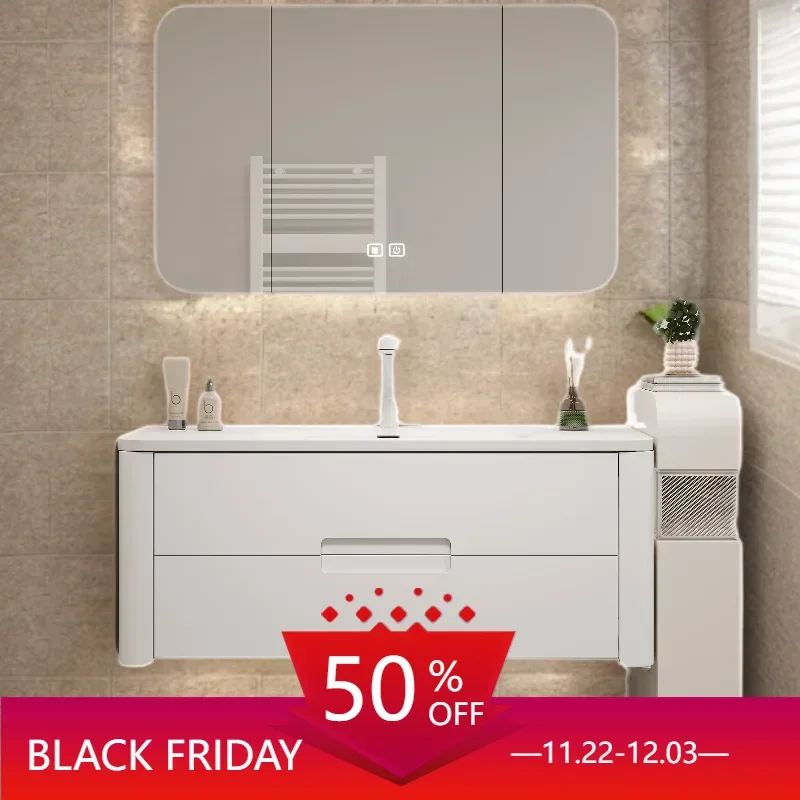 Closed Storage Toilet Cabinet Towel Vanity Bathroom Salon Station Washbasin Kitchen Sink Base Filing Papel Tapiz Pared Adhesivo