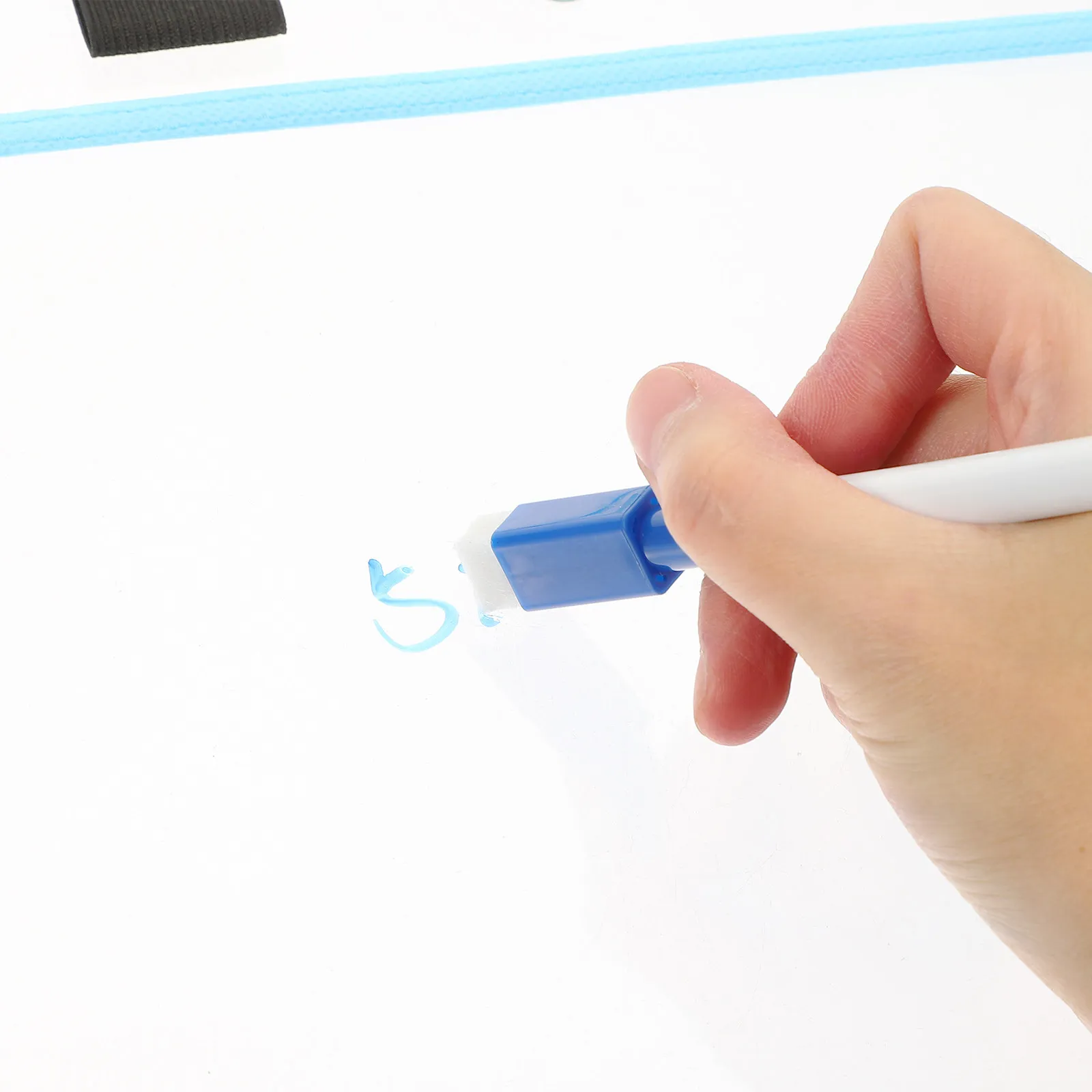 

1Set Transparent Dry Erase Pocket Multi Function Reusable File Sleeve for Worksheets Templates Easy Wipe Clean Sturdy PVC