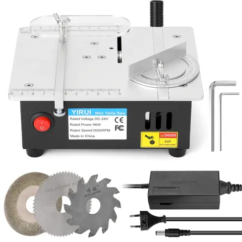 미니 다기능 전기 테이블 톱 전기 데스크탑 톱 소형 가정용 절단 도구 목공 선반 기계 목재 커터
