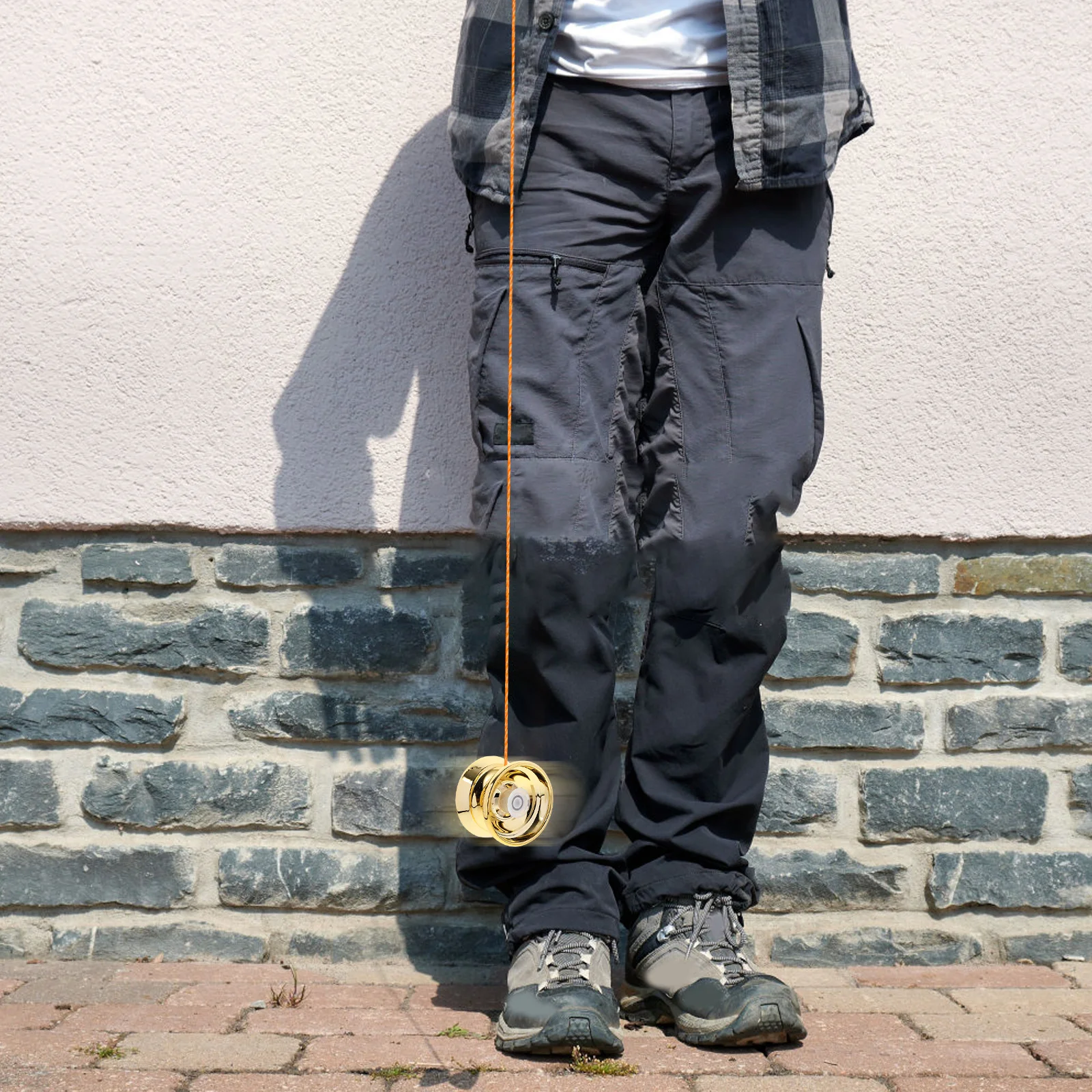 1 مجموعة المبتدئين اليو اليو سبيكة سلسلة الكرة سطح أملس صغير الحجم في الهواء الطلق اللعب التعليمية اليد التنسيق العين ممارسة