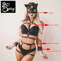 Spicy-Conjunto de vendaje Sexy para niña, conjunto de 2 piezas, 3 piezas, 4 piezas, Se