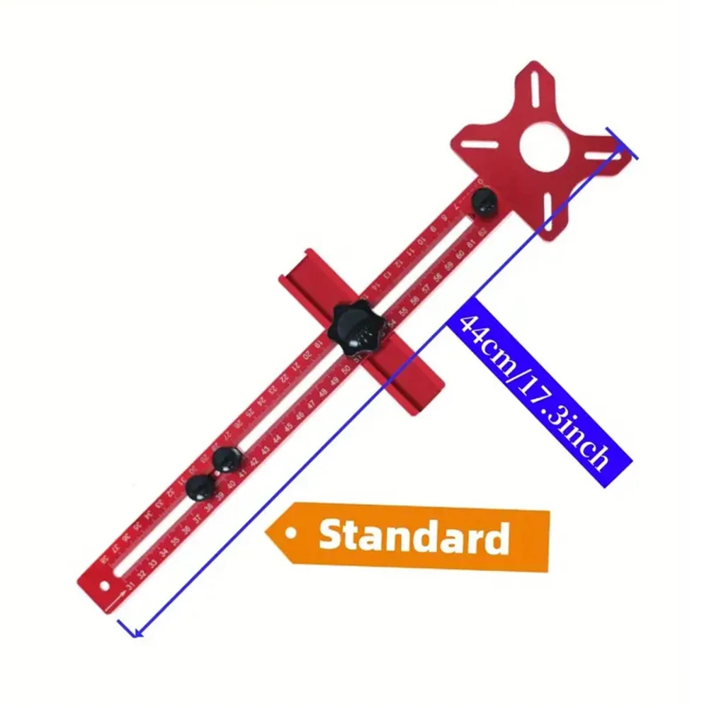 Router Milling Groove Bracket Aluminum Alloy Jig For Woodworking Cabinet Trimmer Base Adjustable For Edge Guide Locator Drilling 5
