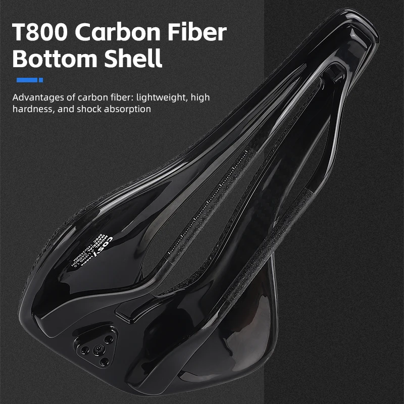 WEST BIKING 3D Printed Bike Saddle Ultralight T800 Carbon Fiber Prefessional Bike Saddle Short Nose Cushion Cycling Accessories