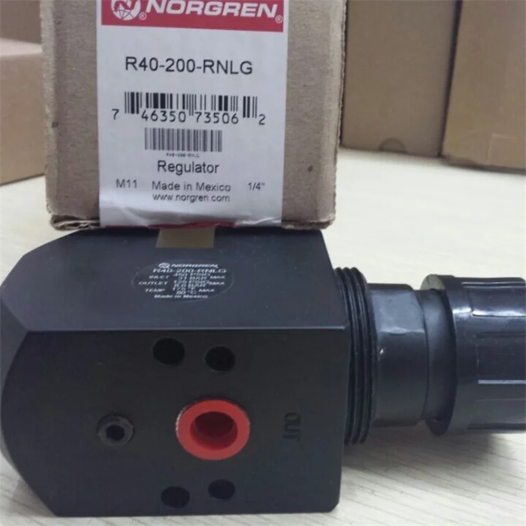 R40-205-BNLA منظم تجريبي IMI Norgren صمام الملف اللولبي هوائي R40-200-RNLG