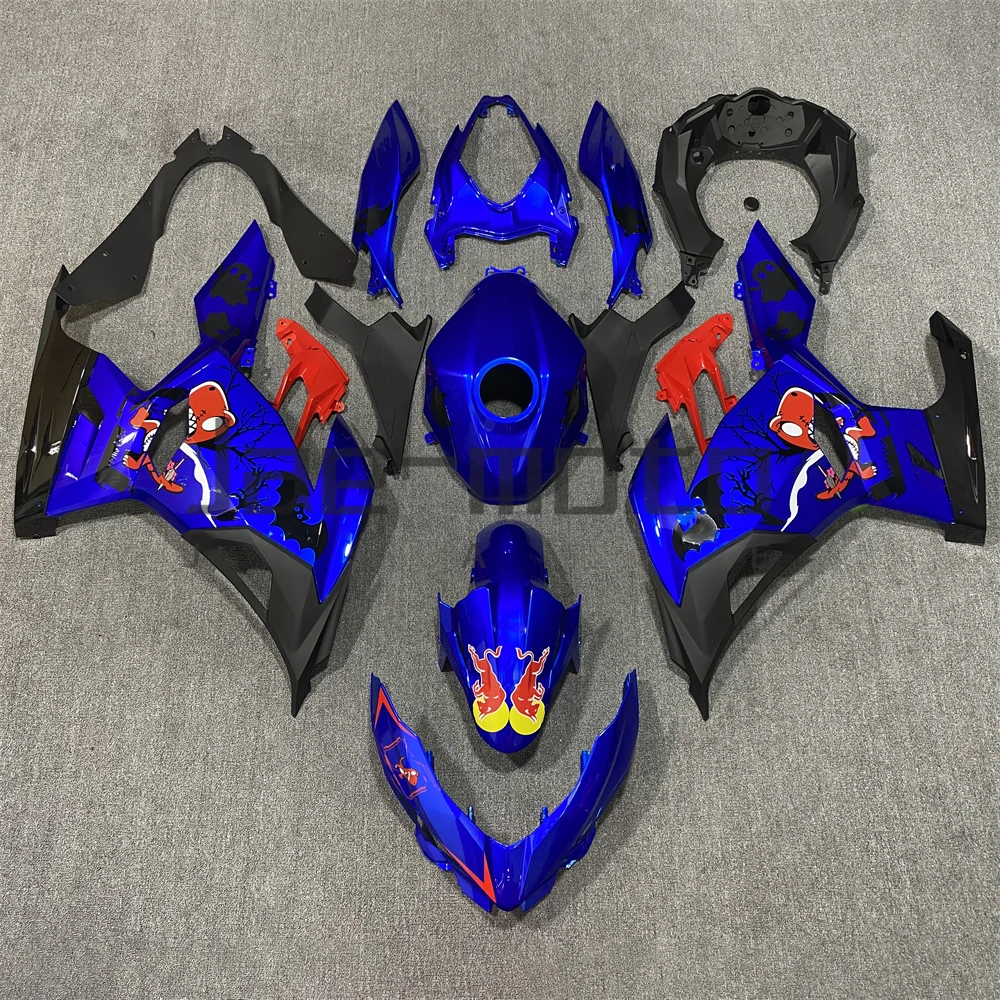 For Ninja400 EX400 2018 2019 2020 2021 2022 2023 2024 Injection ABS Plastics Full Fairings Kit Mold Replace NINJA 400  Blue