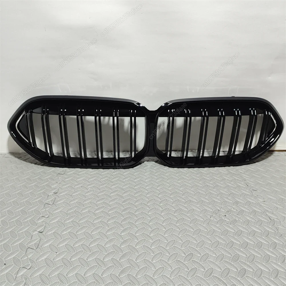 Double Line Front Bumper Grille Gloss Black Racing Grill For BMW 2Series F44 218i 220i M235i 216d 218d 220d Gran Coupe 2020-2024