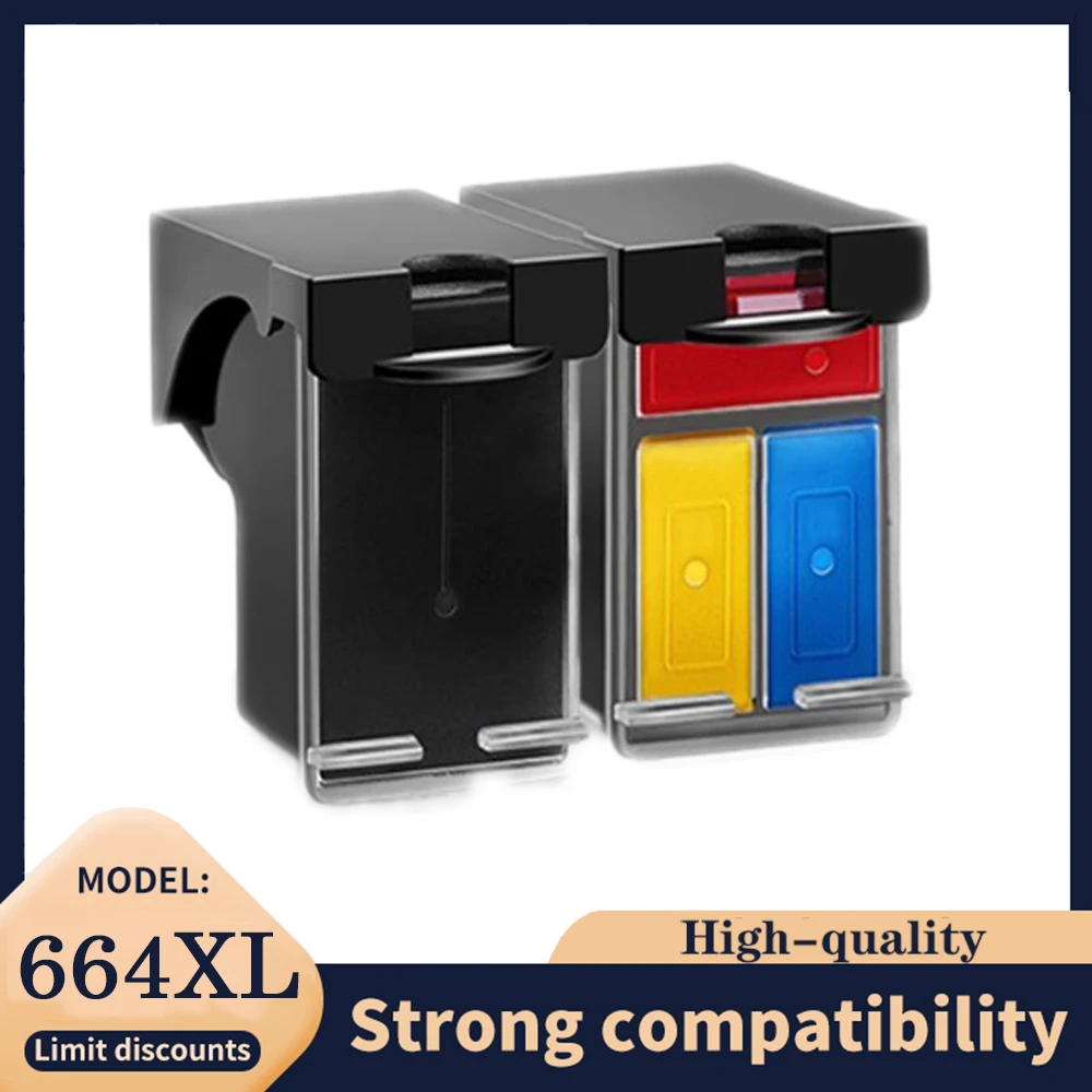 664XL for HP 664XL 664 for HP 664 Refillable Ink Cartridge Replacement 664 Deskjet 1115 1118 2135 4538 4675 4676 2138 4535 4536
