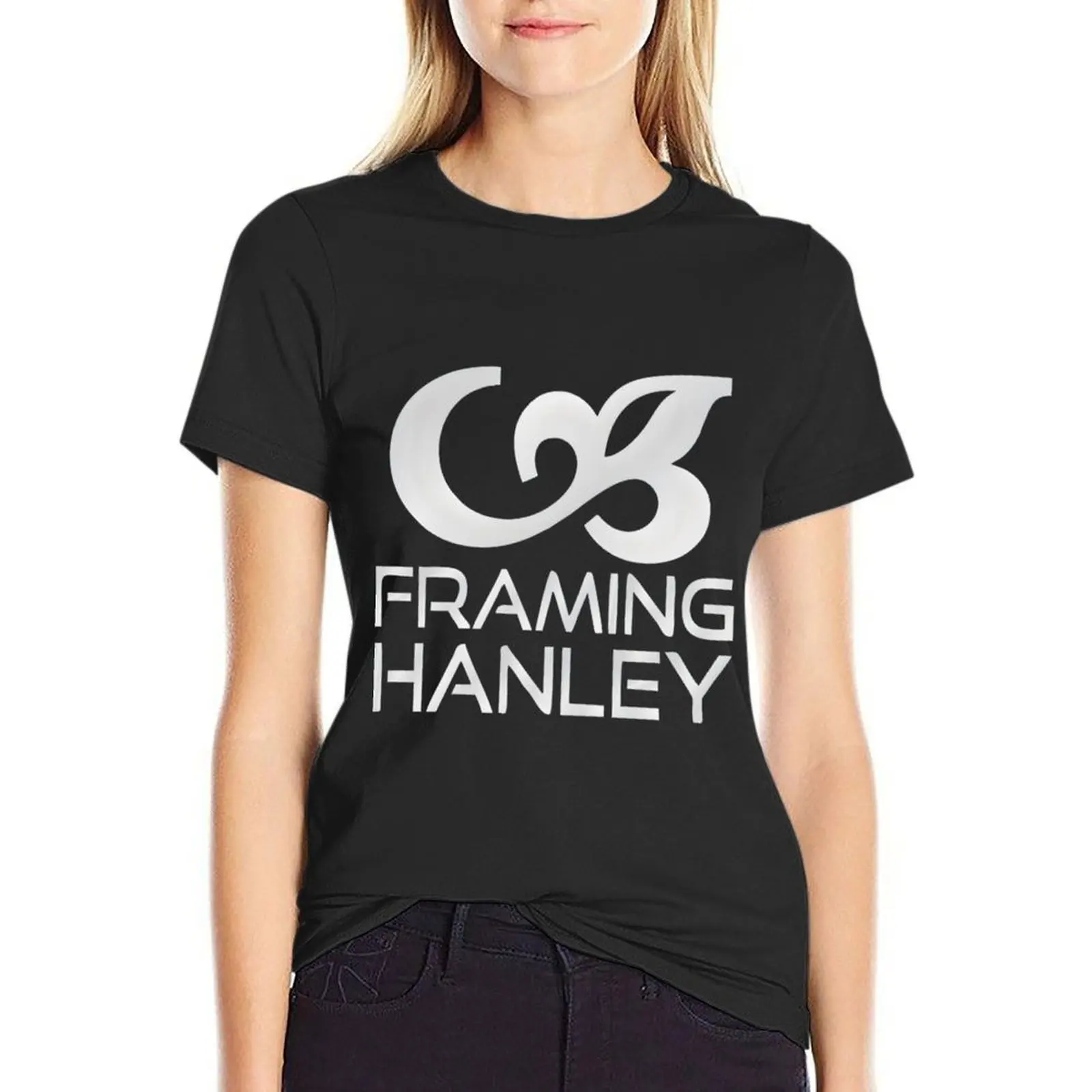 Framing Hanley Classic T-Shirt summer top Short sleeve tee graphics kawaii clothes t-shirt dress for Women plus size