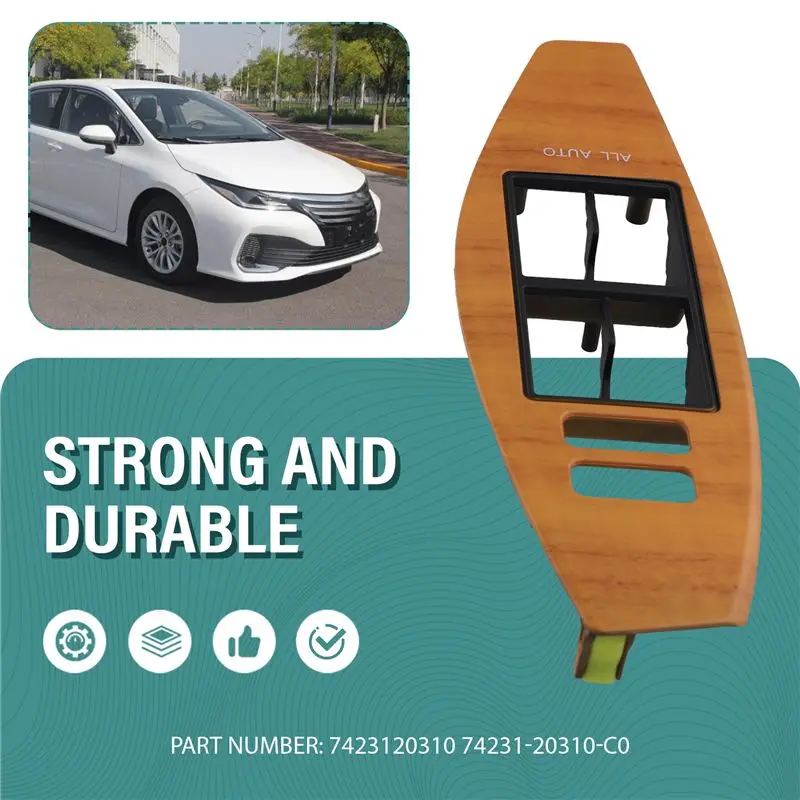 A65P-Right Front Window Switch Panel 74231-20310-C0 For Toyota Allion Premio 2007-2021 Door Handle Armrest Trim Cover