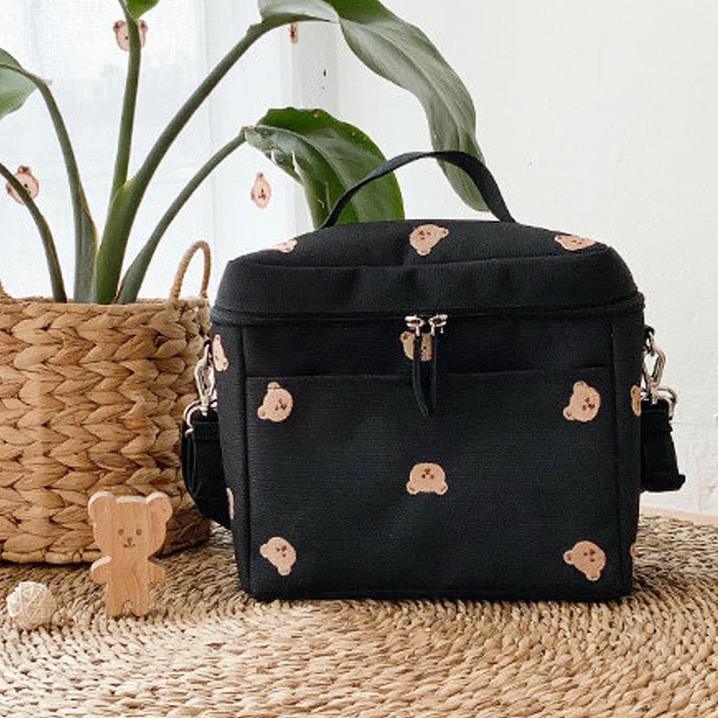 

Baby Diaper Bag Outdoor Mommy Shoulder Bag Waterproof Baby Bottle Insulation Mommy Bag Baby Cart Hanging Bags Trolley Accessorie