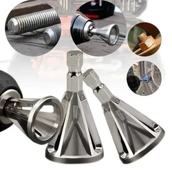 High-Speed Steel Deburring And Chamfering Tools Stainless Steel Drilling Hexagonal Shanks Hexagonal Threaded Edges Power Drill