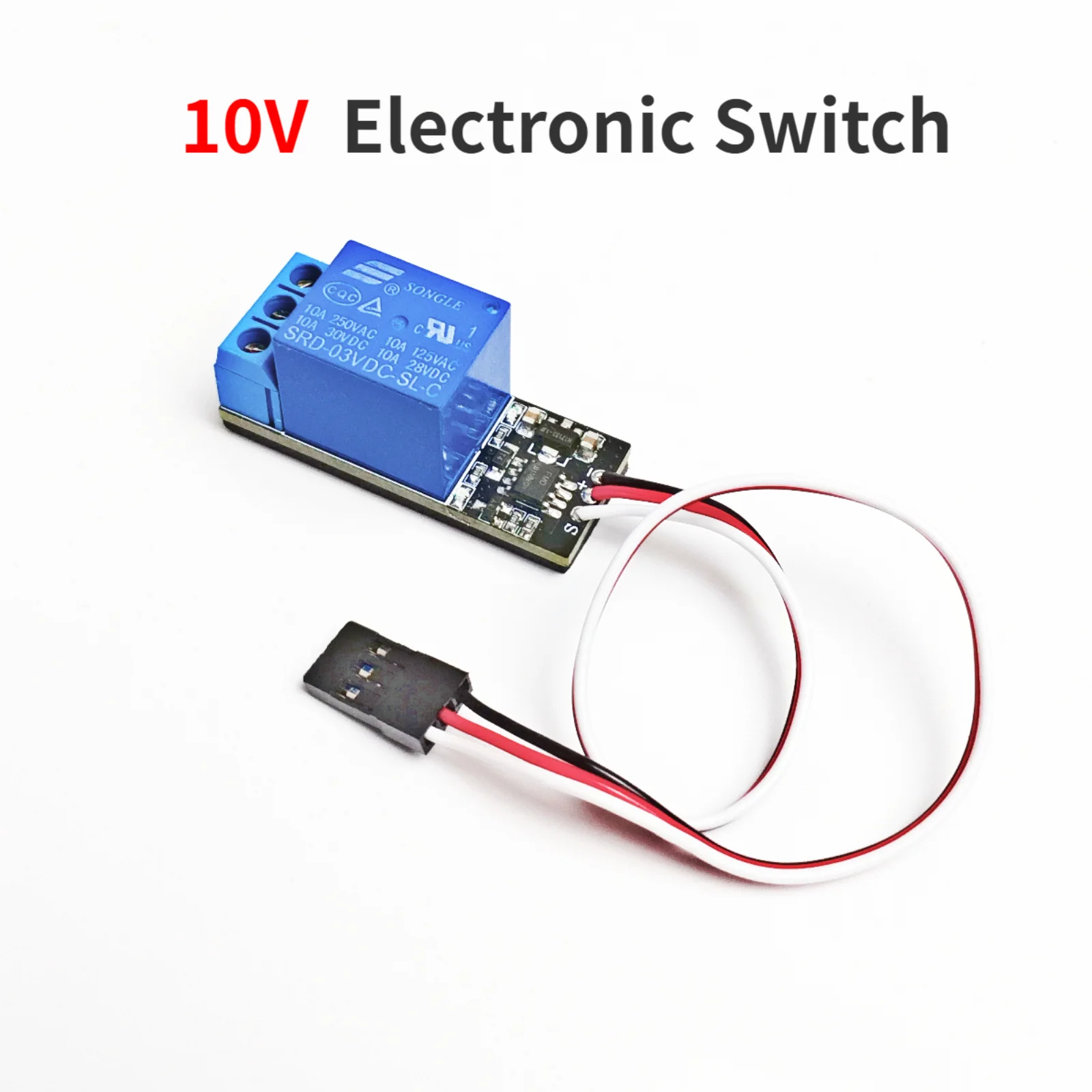 10A 5V/10V Electronic Switch RM Relay Module Transmitter Control For RC Model Aircraft Drone pwm Servo Signal Input